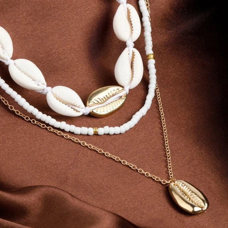 Collier Coquillage <br> Ras de Cou pour Fille