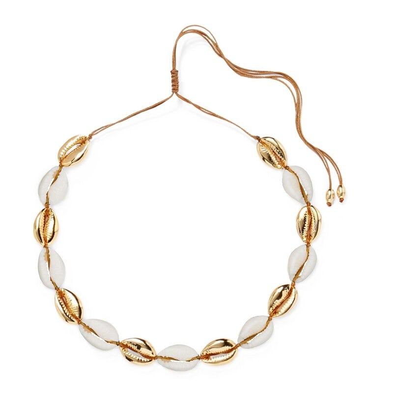 Achet collier cauri bohème