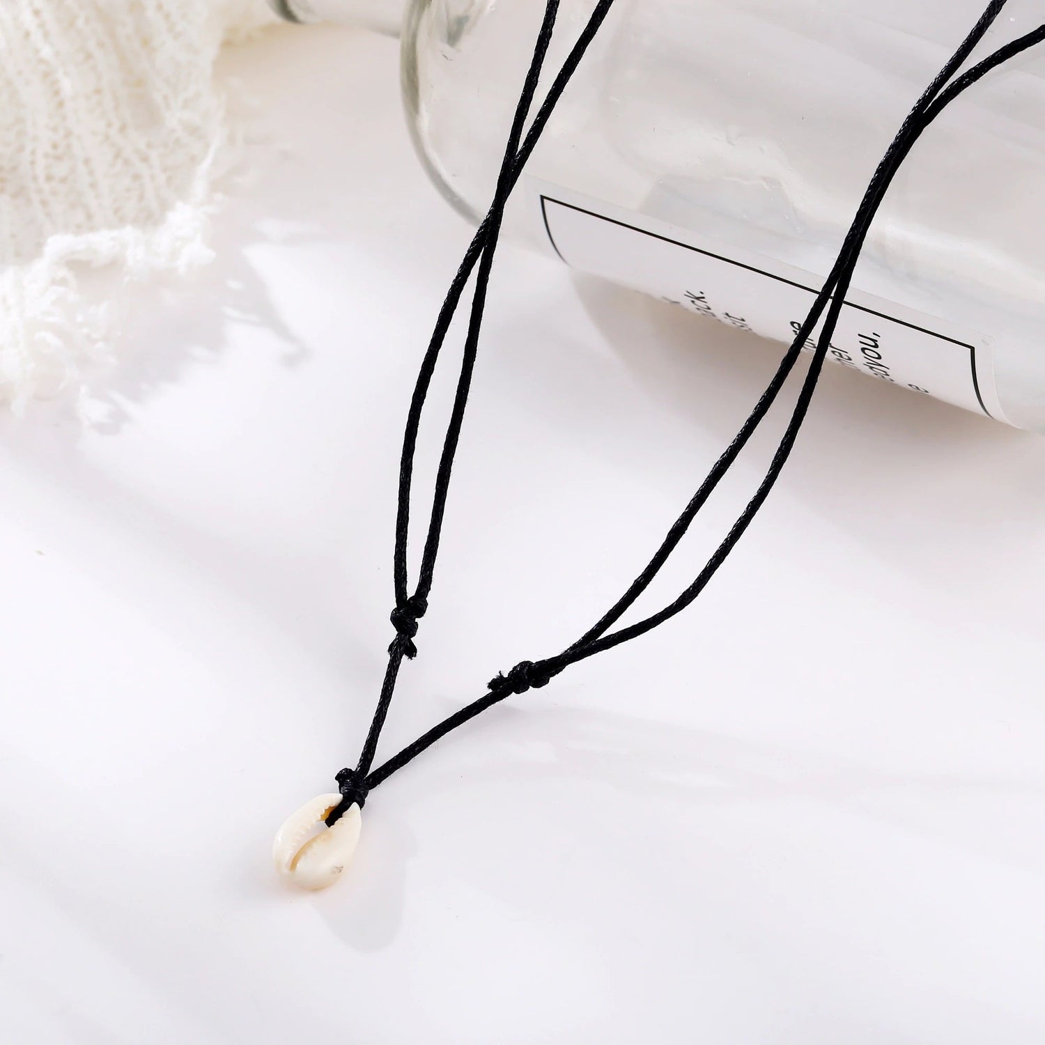 bijou cordon noir femme