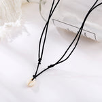 bijou cordon noir femme