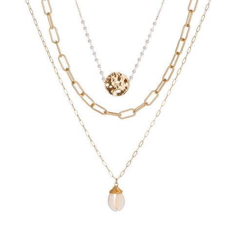 bijou triple collier