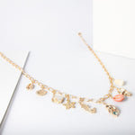 chaîne collier coquillage