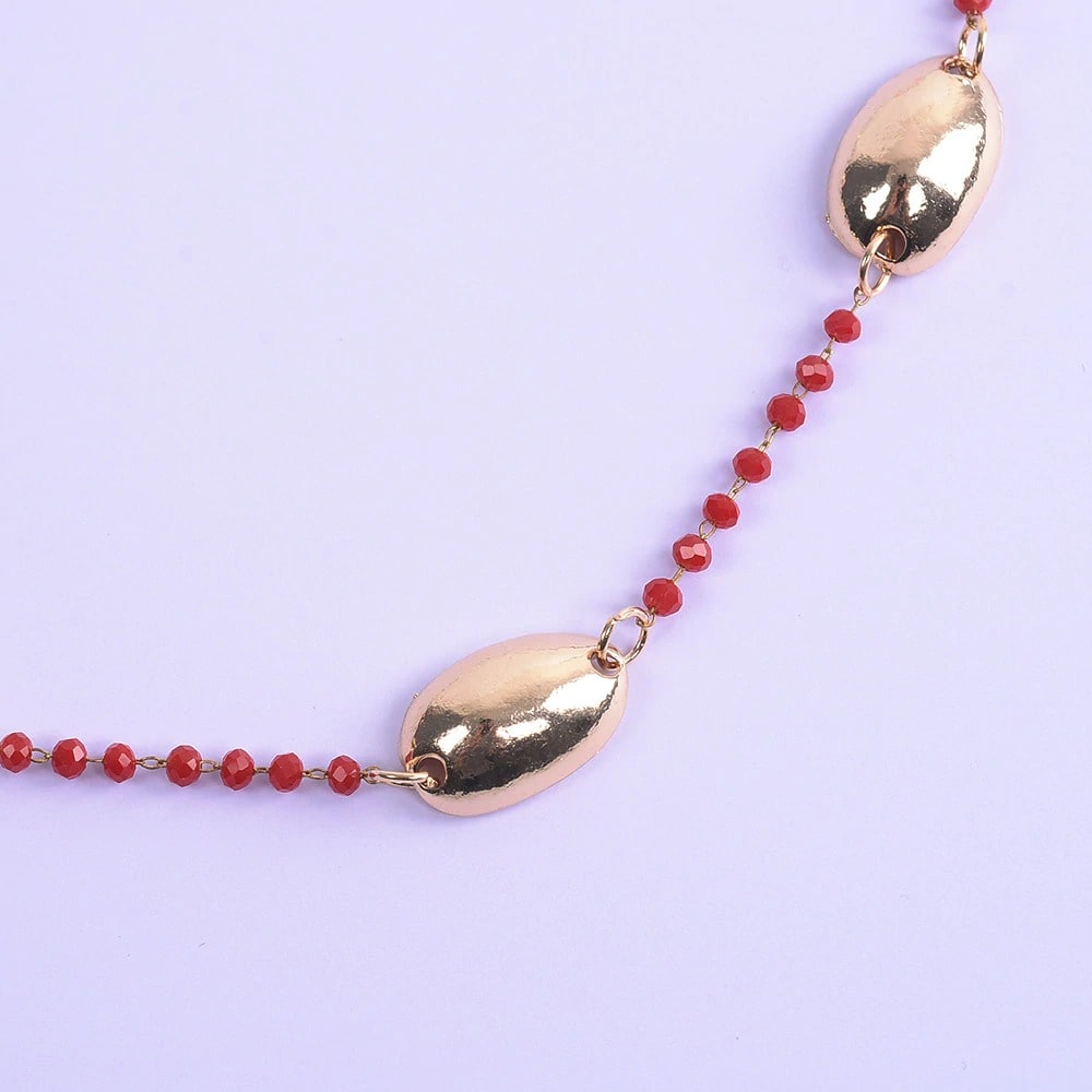 collier perle et cauris