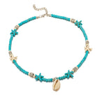 Collier turquoise bleu