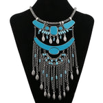 Collier Afrique bleu