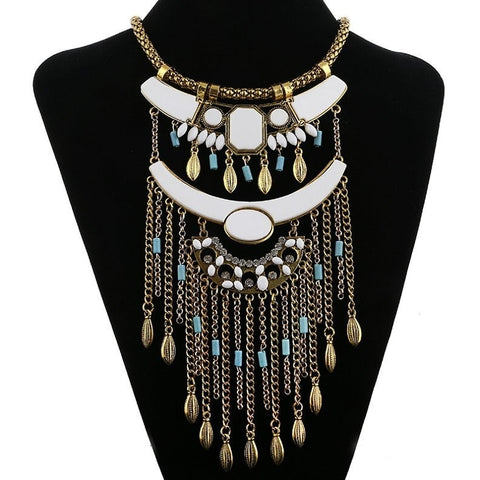 Collier afrique doré