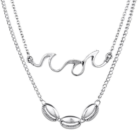 Collier avec 3 pendentif