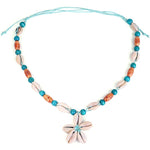 collier bohème coquillage