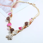 Collier bohème naturel