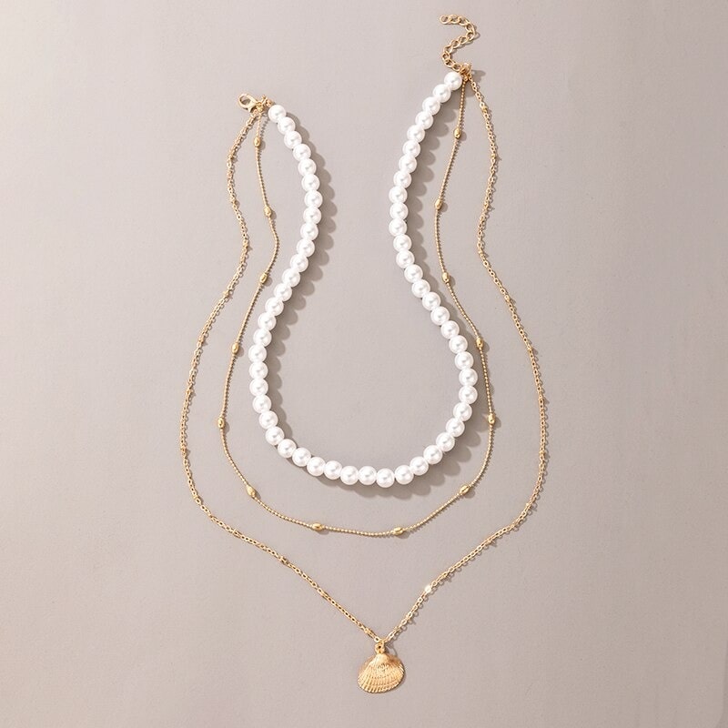 Collier bohème en perle