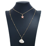 Collier breloque étoile de mer