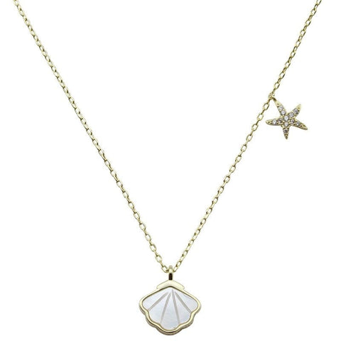 Collier breloque étoile de mer