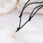 collier cauri cordon noir