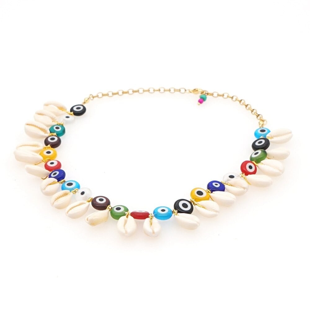 collier cauri et couleur