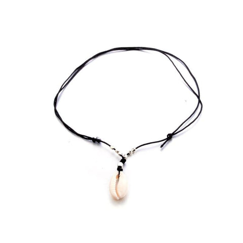 Collier cauri pendant