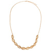 collier cauri plaqué or