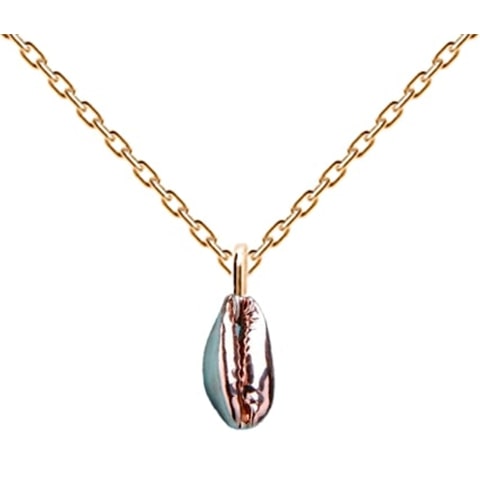 Collier cauris en or