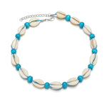 collier chocker coquillage cauri