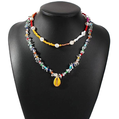 Collier coloré ethnique