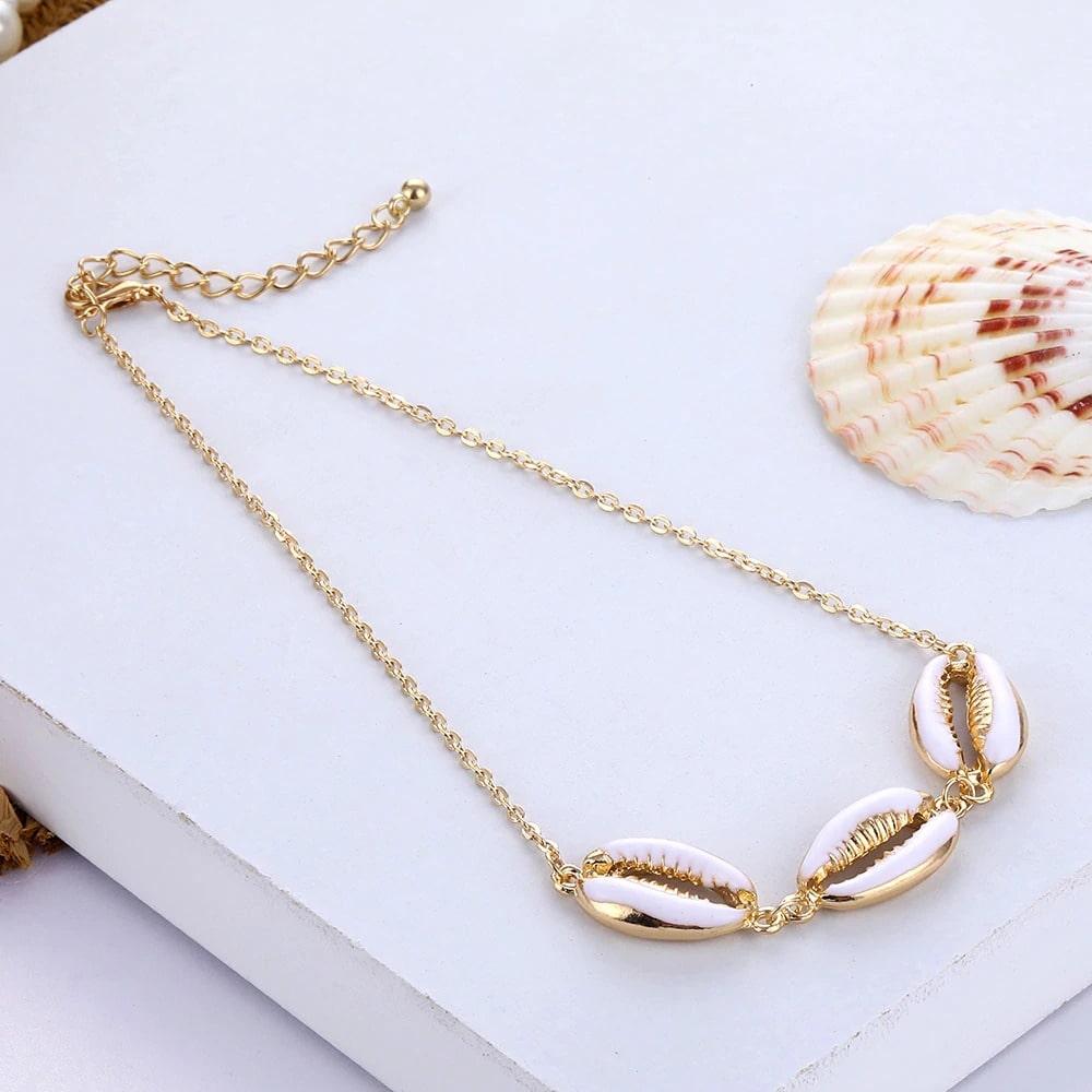 Collier Coquillage <br> Ras de Cou pour Fille