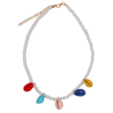 collier fantaisie coquillage