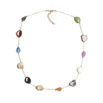 collier coquillage long