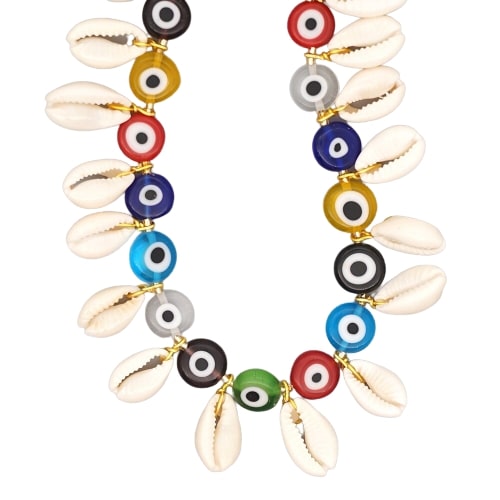Collier Coquillage <br> Coloré pour Femme