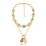 collier coquillage mini cauri
