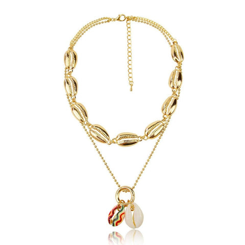 collier coquillage mini cauri