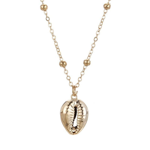 Collier Coquillage <br> Pendentif Cauri pour Femme