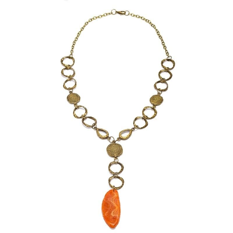 Collier africain coquillage
