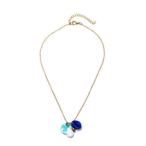 pendentif cauris coquillage collier