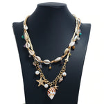 Collier coquillage de plage