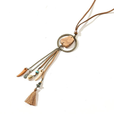 collier coquillage polynésie