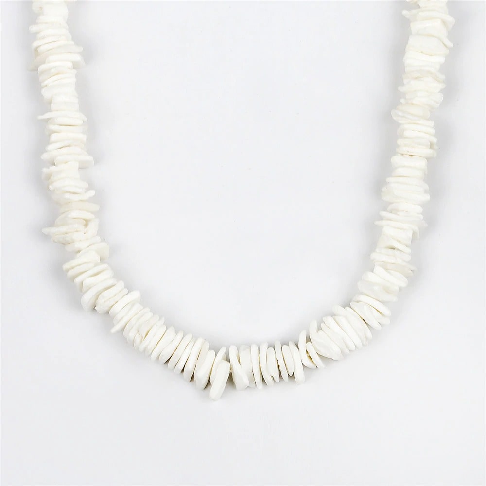 collier coquillage puka
