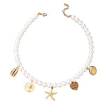Collier coquillage de plage