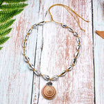 collier coquillages pendentif