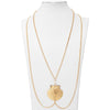 collier coquille doré