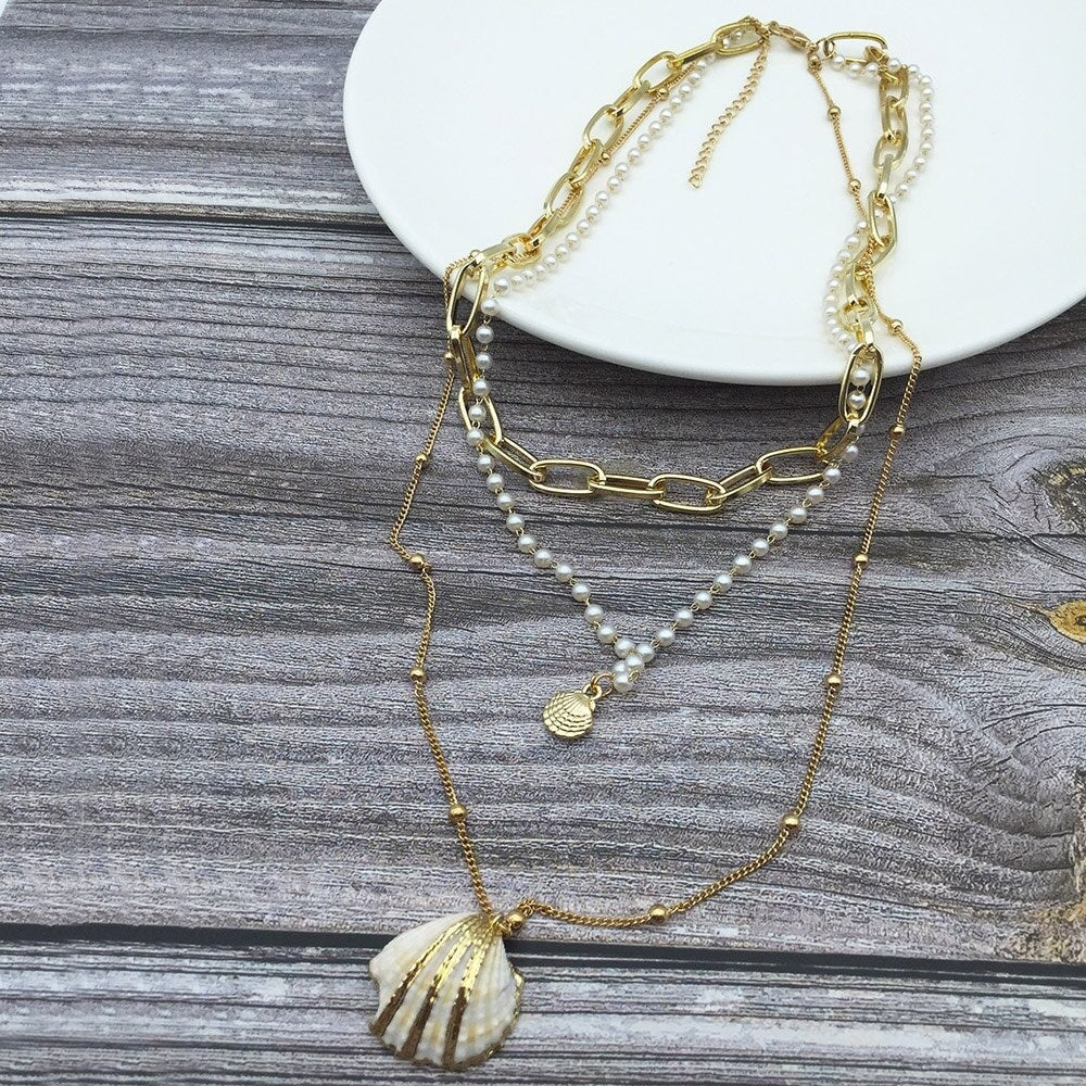 Collier Coquillage <br> Long Style Bohème