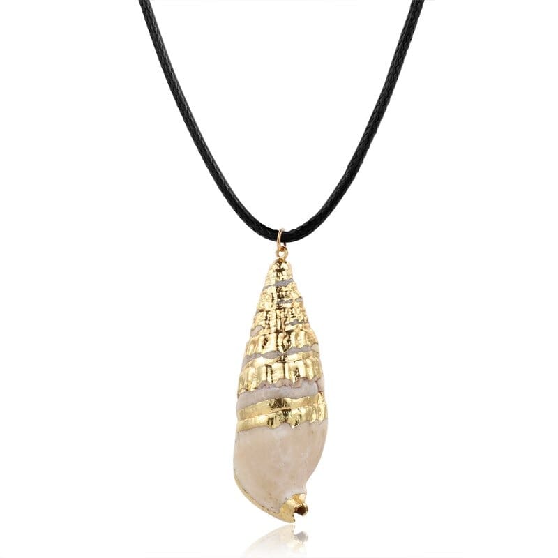 collier cordon noir pendentif