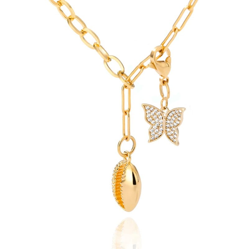collier de fantaisie papillon