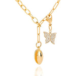 collier de fantaisie papillon