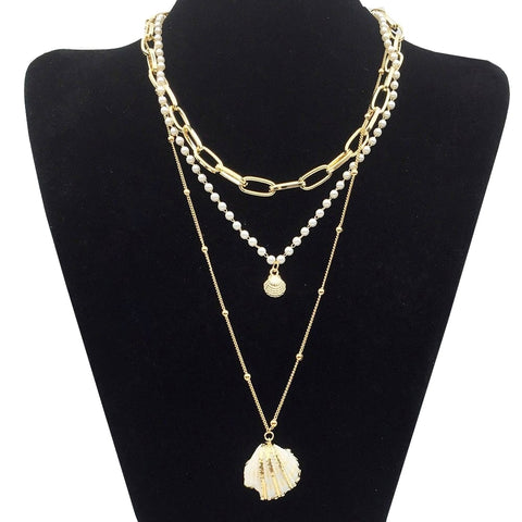Collier de plage coquillage