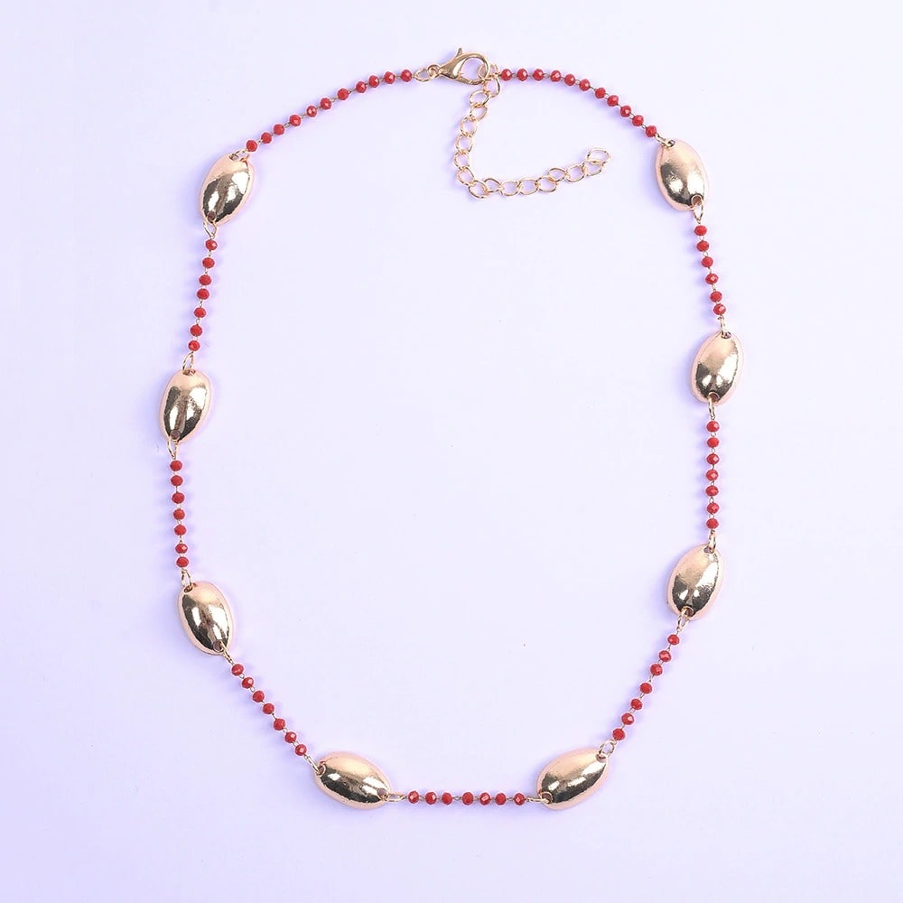 collier perle de coquillage