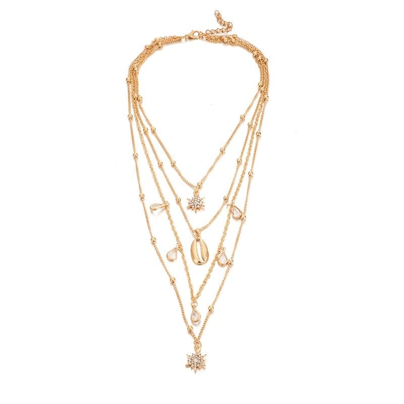 Collier doré pas cher