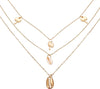 Collier double cauris