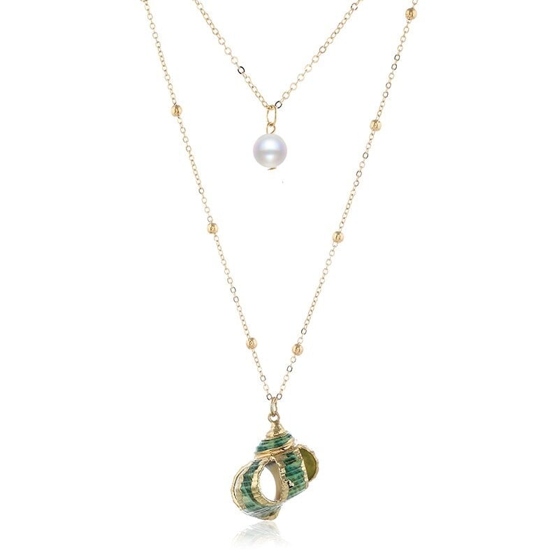 Collier double chaine