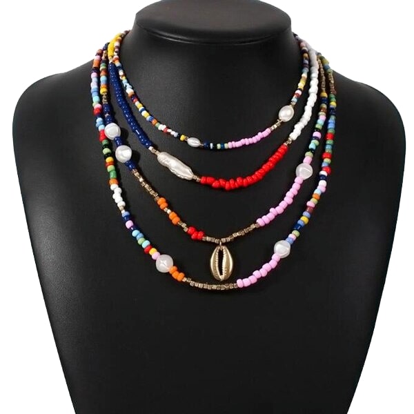 Collier en cauri