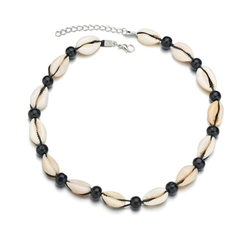 Collier en perle et coquillage