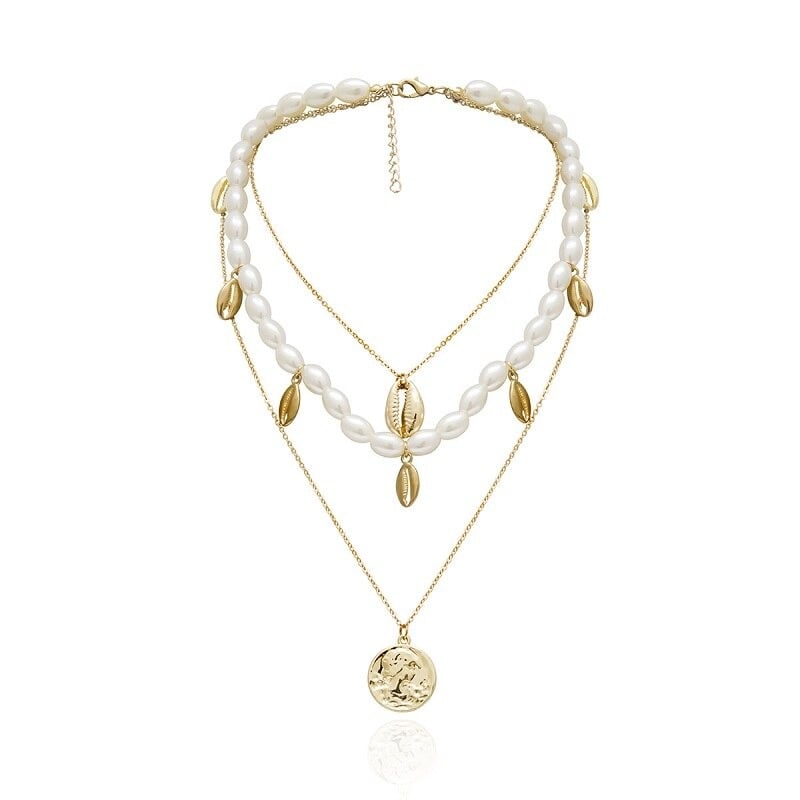 collier en porcelaine